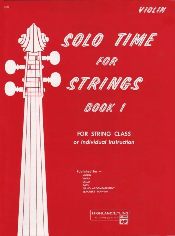 Solo Time For Strings, Violin Book 1