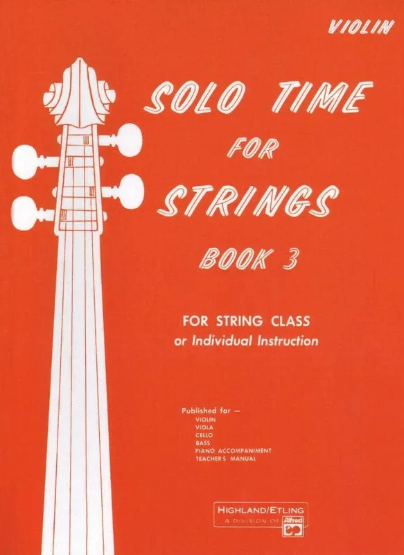 Solo Time For Strings, Violin Book 3