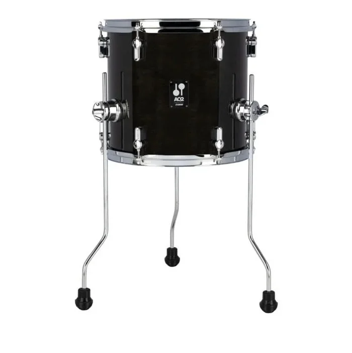 Sonor AQ2 14×13 Maple Floor Tom Transparent Black