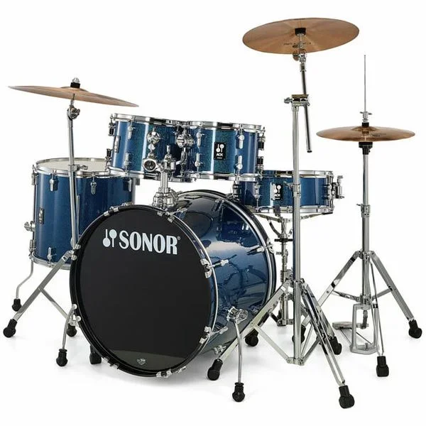 Sonor AQX Studio Drum Set – Blue Ocean Sparkle