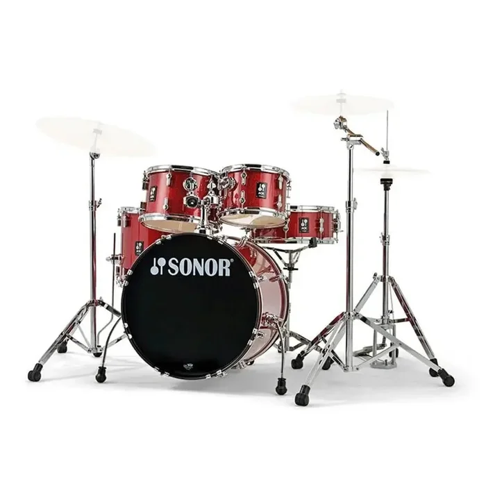 Sonor AQX Studio Drum Set w/Hardware Red Moon Sparkle