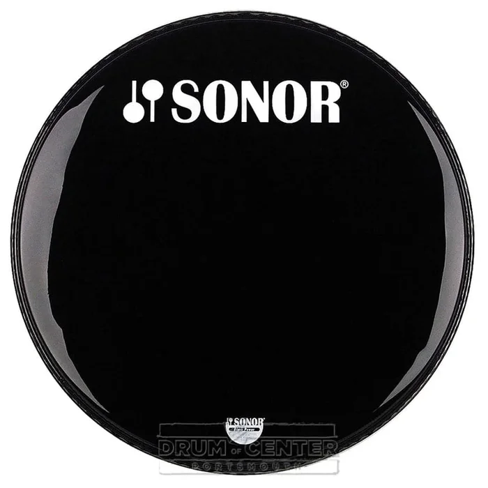 Sonor Bass Drum Logo Head 24″ Black