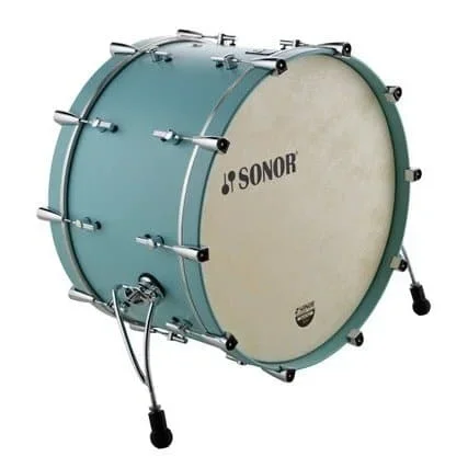 Sonor SQ1 Bass Drum w/Matching Hoops 24×14 Cruiser Blue