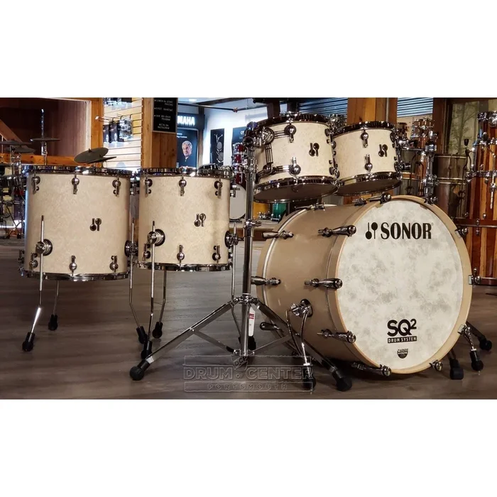 Sonor SQ2 5pc Drum Set Medium Maple Birdseye Maple Semigloss