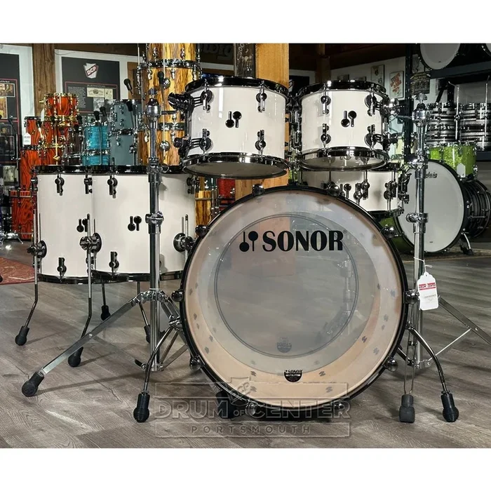 Sonor SQ2 Birch 6pc Drum Set Cream Lacquer