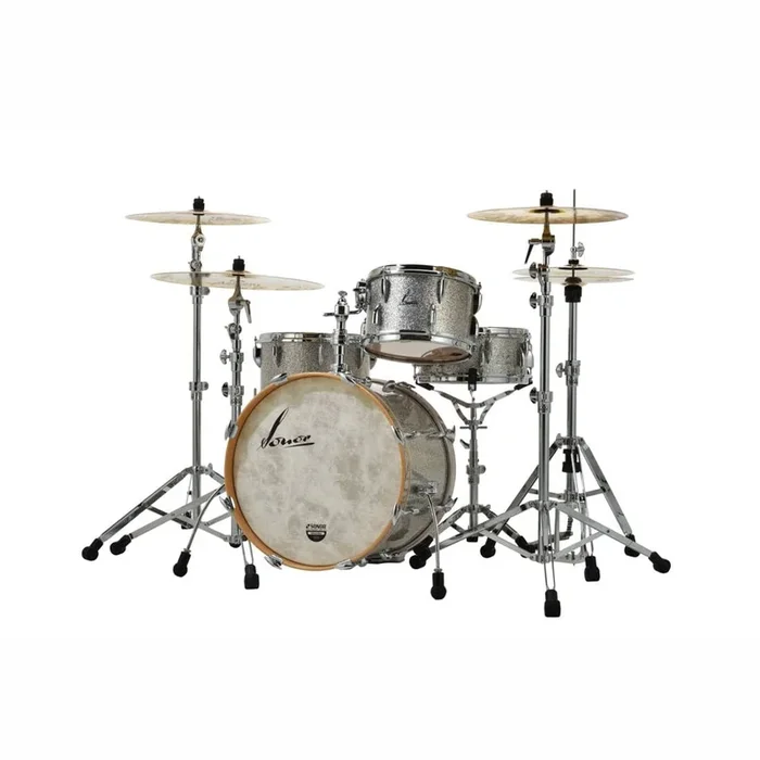 Sonor Vintage 3pc Drum Set w/Tom Arm Vintage Silver Glitter