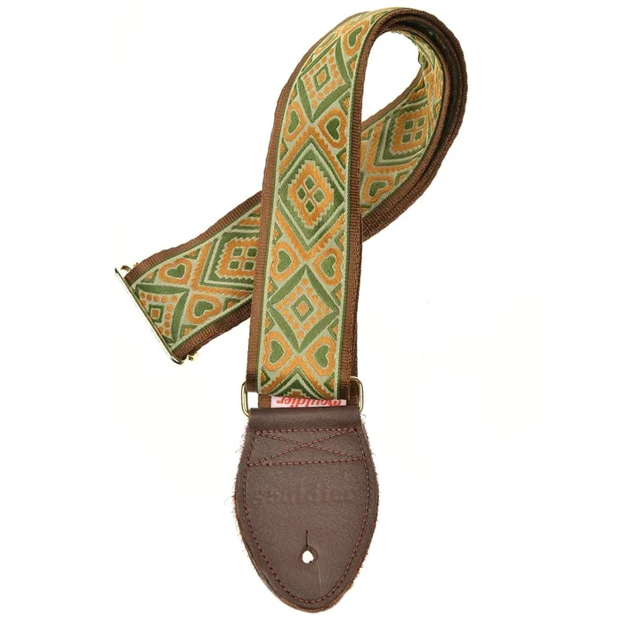 Souldier Sage and Cinnamon 2″ Strap (Nutmeg Belt & Worn Brown Ends)