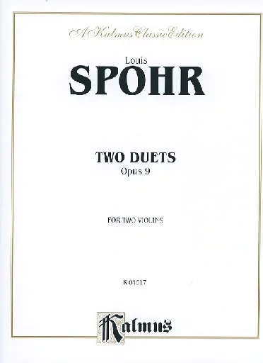 Spohr, L.: 2 Violin Duets Op.9 (2 violins)