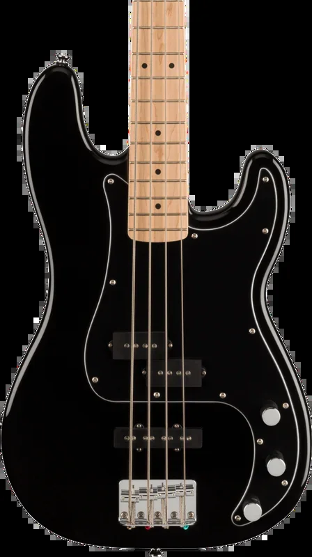Squier Affinity Series Precision Bass PJ Pack MP Black w/bag w/Rumble 15 120V