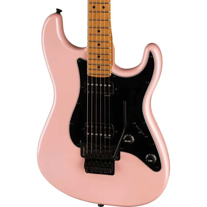 Squier Contemporary Stratocaster HH FR – Black Pickguard, Shell Pink Pearl