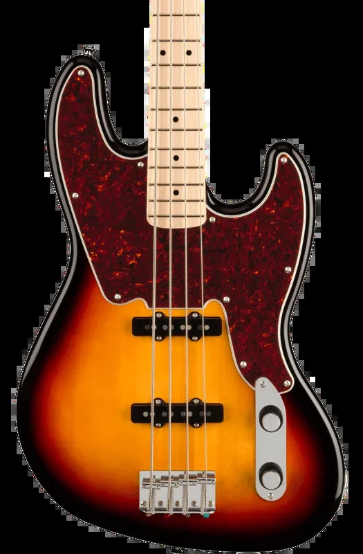 Squier Paranormal Jazz Bass 54 MP Gold Anodized Pickguard Black