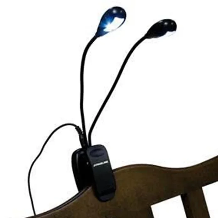 Stageline LED Music Stand Light Dual USB Lear Shaped Gooseneck