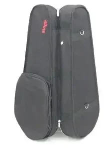 Stagg Black Tenor Ukulele Polyfoam Case w/Shoulder Straps – HGB-2UK-T