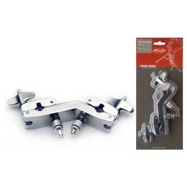 Stagg Drum Set Extension Clamp For Two Tubes
