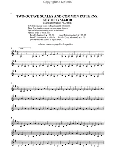 Starr, William: Scales Plus (violin) Summy Birchard
