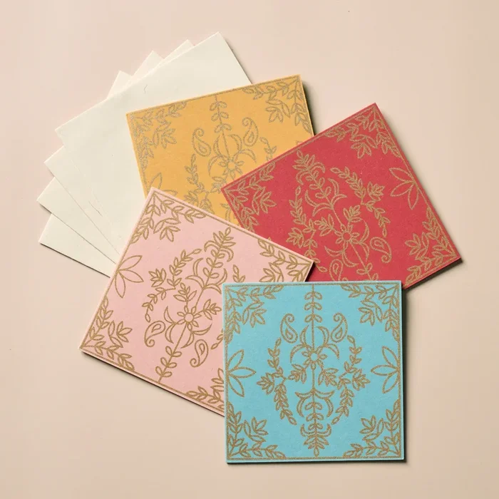 Stay Golden Greeting Cards – Set of 4