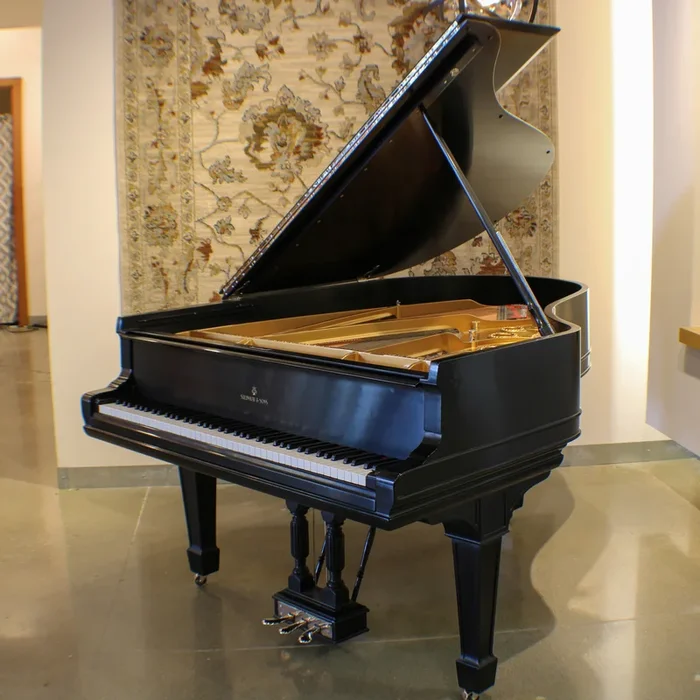 Steinway & Sons Model A Grand Piano | 6’2″ Satin Ebony | Made in 1883-1886