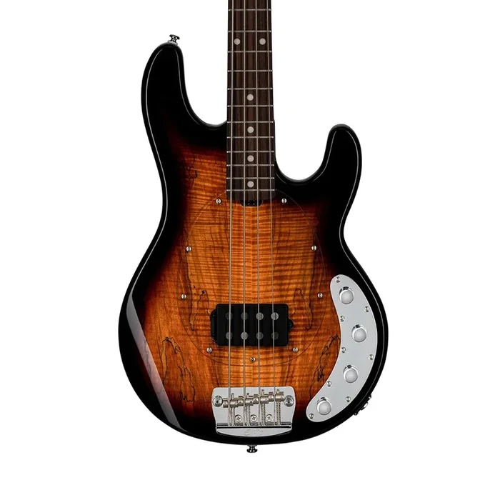 Sterling RAY34 Spalted Maple – 3-Tone Sunburst