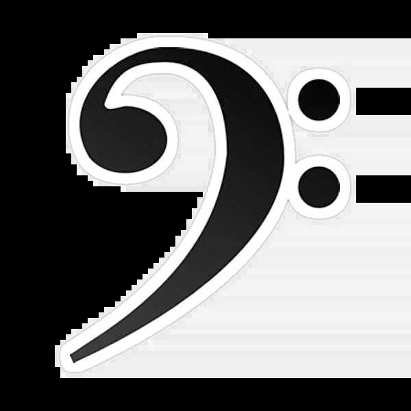 Sticker – Bass Clef