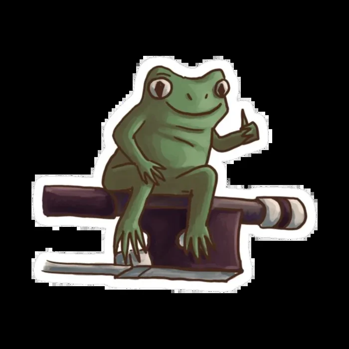 Sticker – Bow Frog