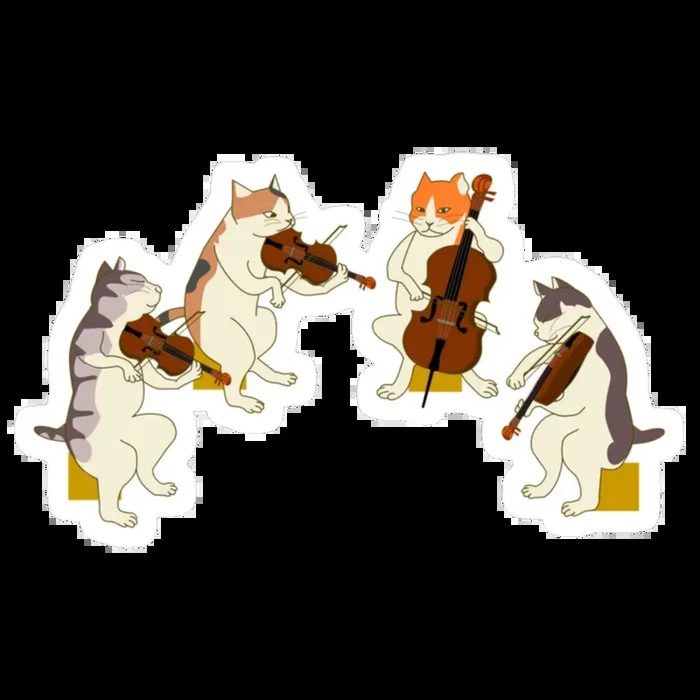 Sticker – Cool Cat Quartet