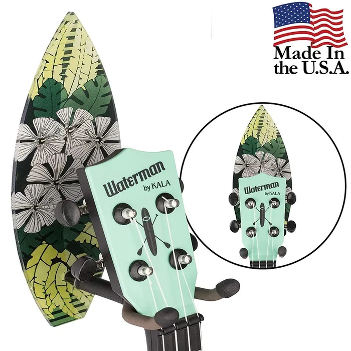String Swing Surfboard Ukulele Hanger – Green