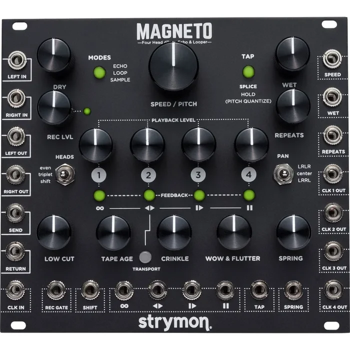 Strymon Magneto Four Head dTape Echo & Looper Effects Module