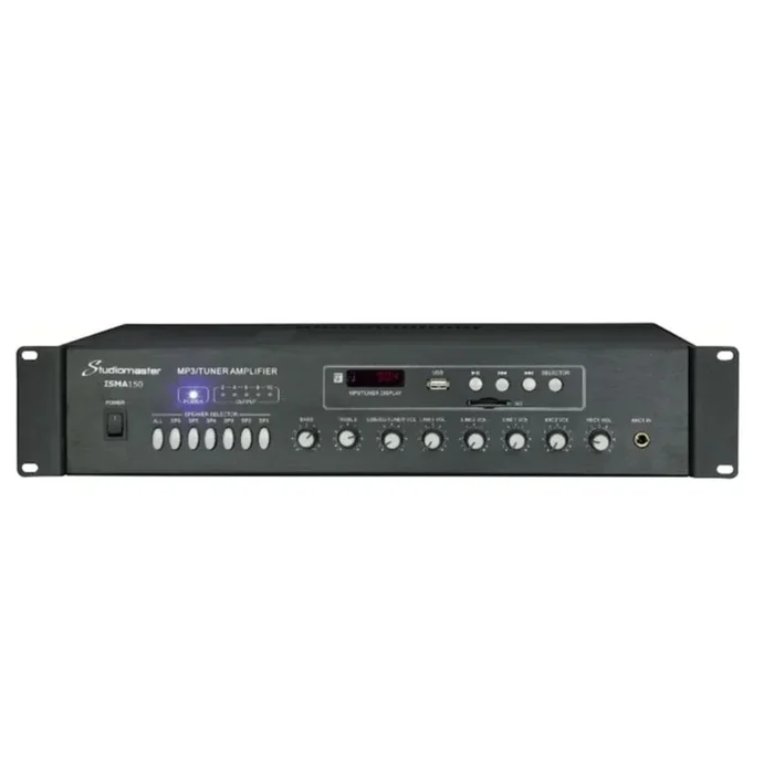 Studiomaster ISMA150 150W 100V Line Mixer Amplifier