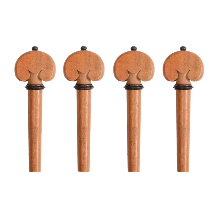 Supreme Heart Shaped Pernambuco Violin Peg Set