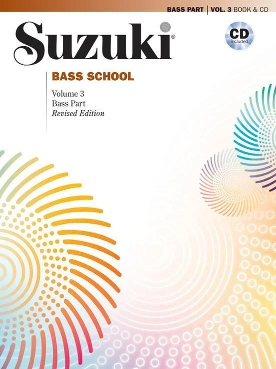 Suzuki Double Bass School Volume 3 Book and CD