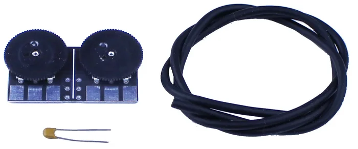 T-2 Left – 500k Dual Left Handed Thumbwheel Controls