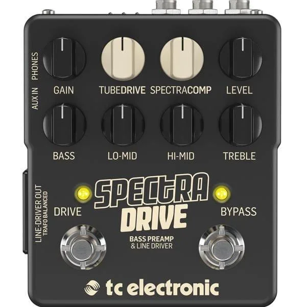 T.C. Electronic SpectraDrive Bass Preamp And Drive Effects Pedal