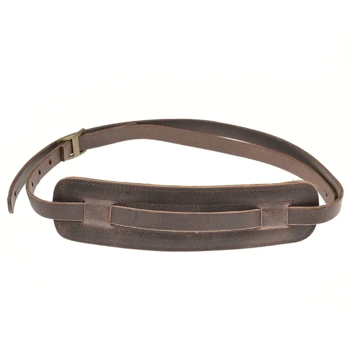 Tackle Leather Guitar Strap Brown