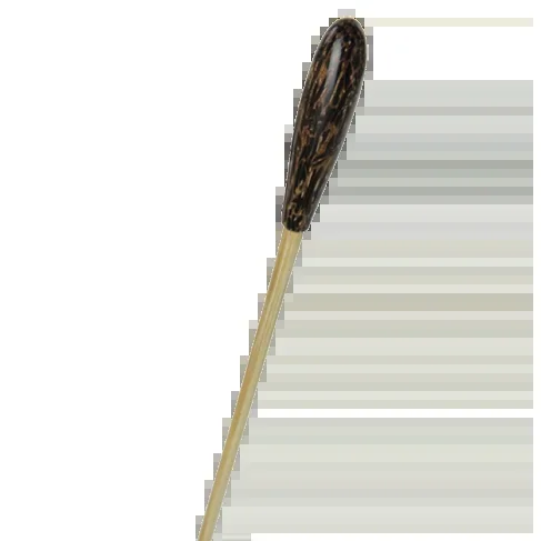 TAKT Baton 13″ – Wooden Stick with Small Plain Tigerwood Handle