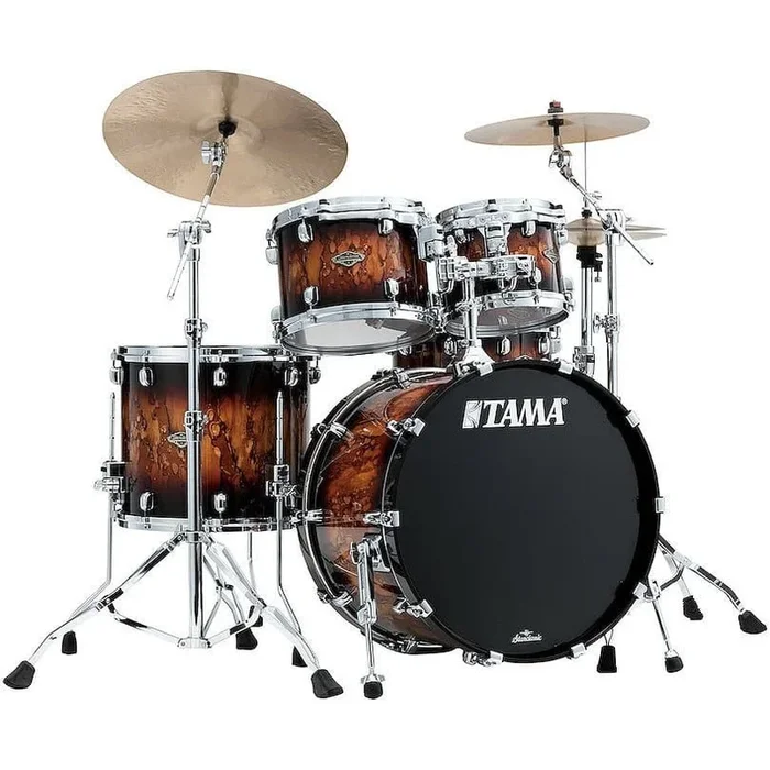 Tama Starclassic Walnut/Birch 4pc Drum Set Molten Brown Burst