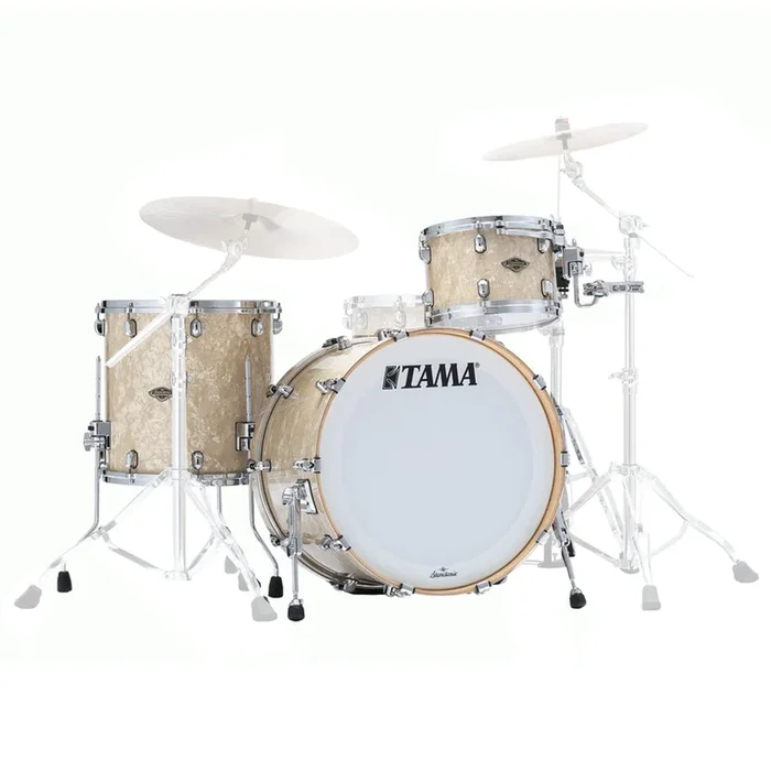 Tama WBR32RZS Starclassic Walnut/Birch 3-Piece Shell Pack with 22″ Bass Drum – Vintage Marine Pearl (No Hardware Included)