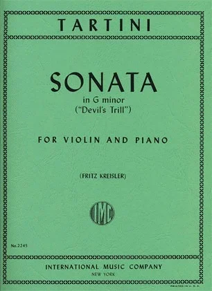 Tartini, Giuseppe (Kreisler): Sonata in G minor Devil’s Trill (violin & piano)