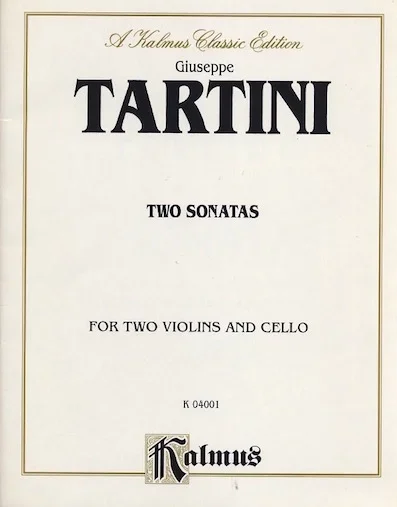 Tartini: Two Sonatas (2 violins & cello)