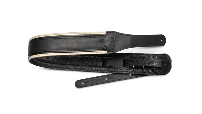 Taylor American Dream Leather Strap, White/Black, Taylor,2.5″