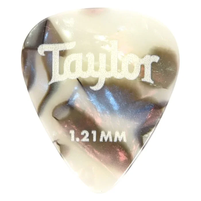 Taylor Celluloid 351 Picks Abalone 1.21mm 4 Pack (48) Bundle