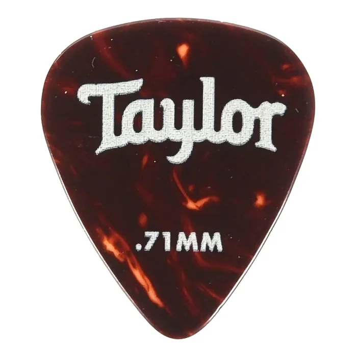 Taylor Celluloid 351 Picks Tortoise Shell 0.71mm 3 Pack (36) Bundle