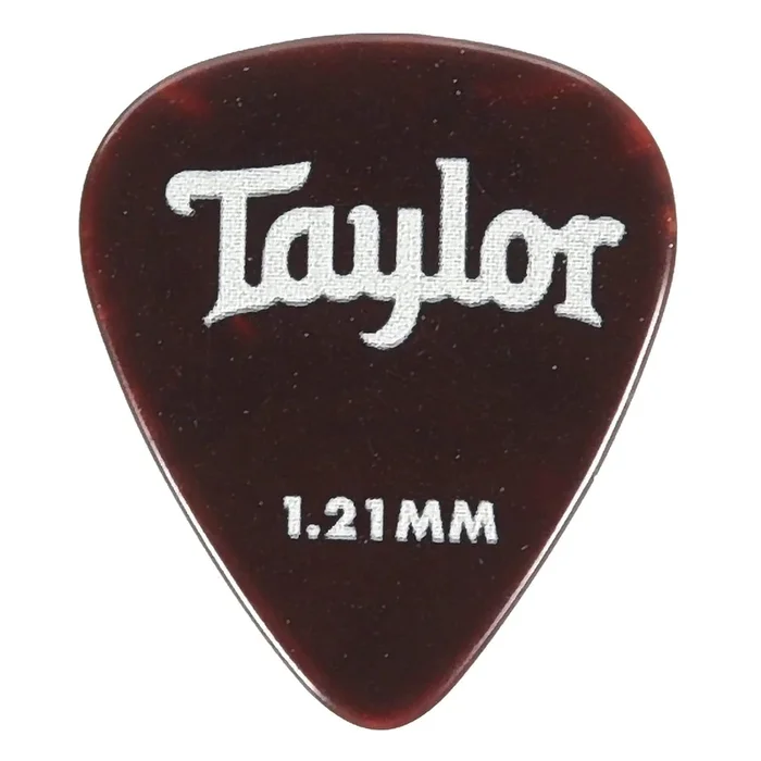 Taylor Celluloid 351 Picks Tortoise Shell 1.21mm 4 Pack (48) Bundle