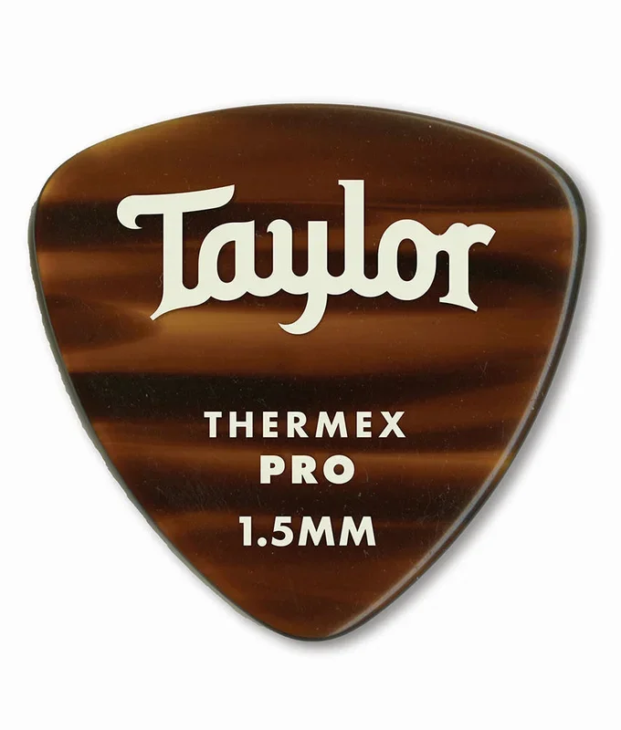 Taylor Premium Darktone 346 Thermex Pro Picks 1.5mm 6-Pack – Tortoise Shell