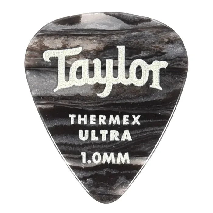 Taylor Premium Darktone 351 Thermex Ultra Picks Black Onyx 1.00mm 3 Pack (18) Bundle