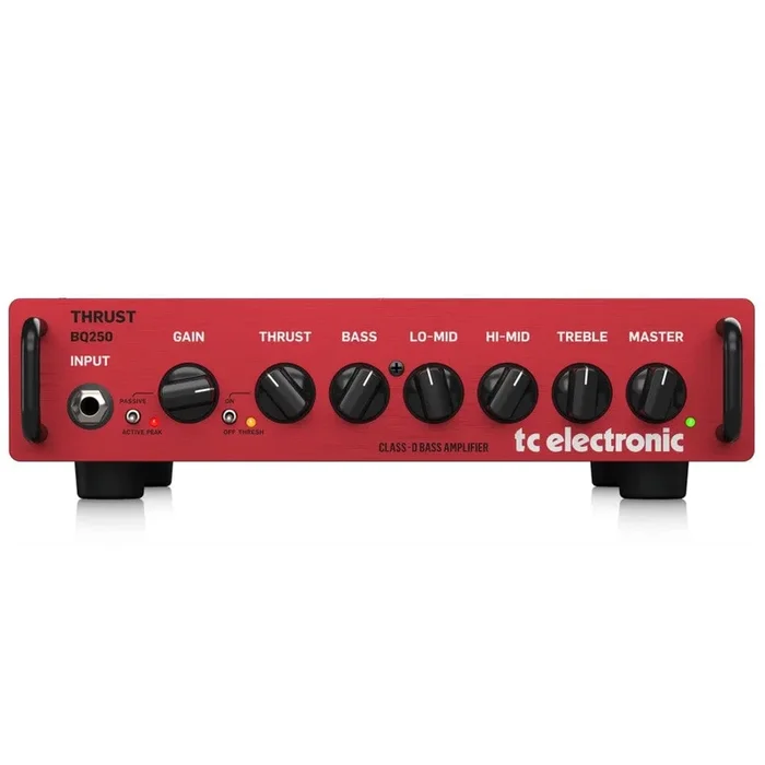 TC Electronic BQ250 500 Watt Portable Bass Head with Mosfet Preamp