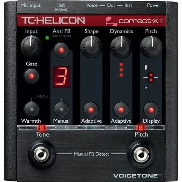 TC-Helicon VoiceTone Correct XT – Vocal Effects Processor