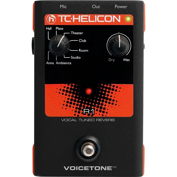 TC Helicon VoiceTone Single R1 Vocal Tuned Reverb