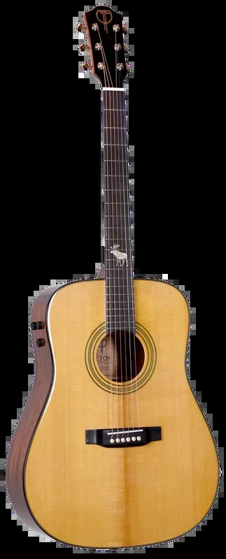Teton STS200ENT Dreadnought Cutaway Spruce Top Mahogany Back/Sides 6-String Acoustic-Electric Guitar
