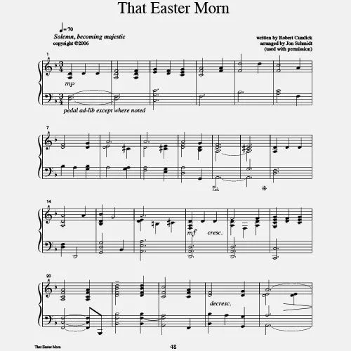 That Easter Morn – PDF