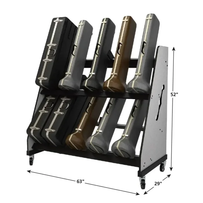 The Band Room™ Trumpet Case Storage Rack for Music Teachers